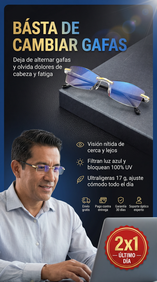 LENTES BIFOCALES TR90 + ESTUCHE GRATIS 🔥